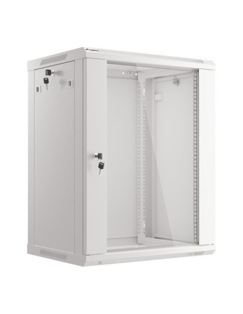 Armario lanberg 19 pulgadas 15u 600x450 gris