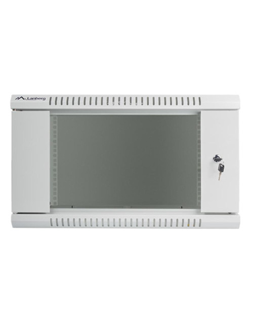 Armario lanberg 19 pulgadas 6u 600x450 gris