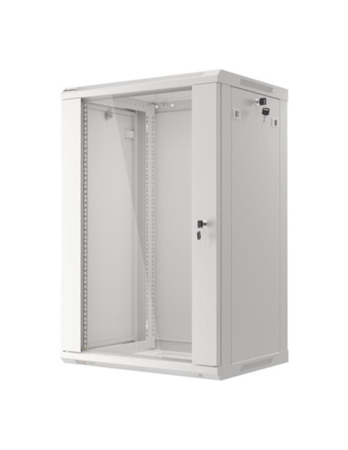 Armario lanberg 19 pulgadas 18u 600x450 gris