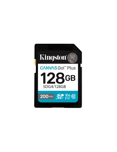 Tarjeta memoria sdxc 128gb kingston canvas