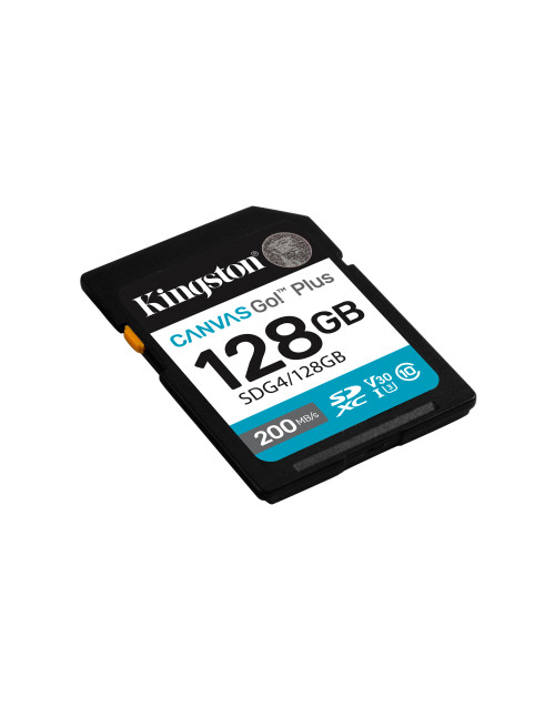 Tarjeta memoria sdxc 128gb kingston canvas