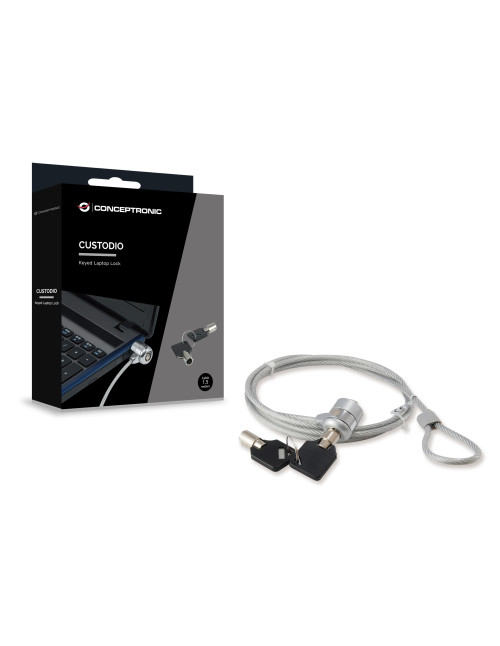 Cable seguridad conceptronic kensington con llave