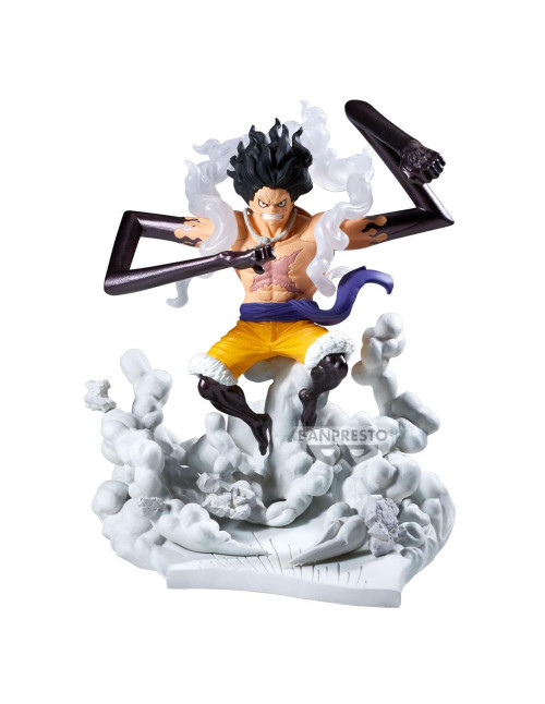 Figura banpresto one piece senkozekkei - monkey d.luffy