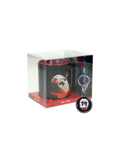 Poster mascara taza + regalo llavero