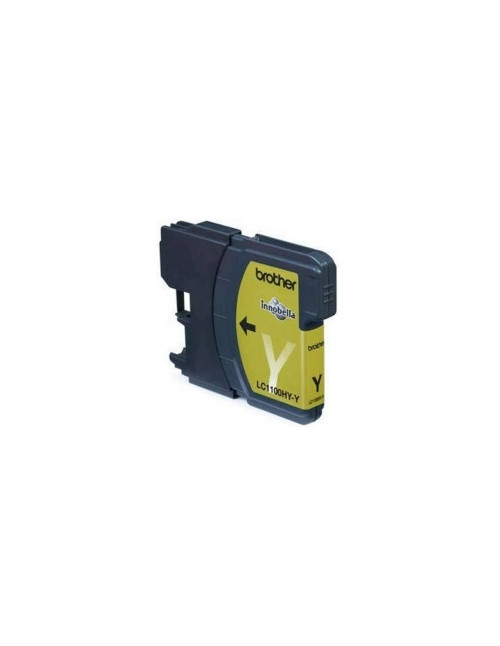 Cartucho tinta brother lc1100y amarillo 750