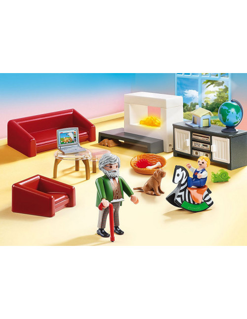 Playmobil casa muñecas salon