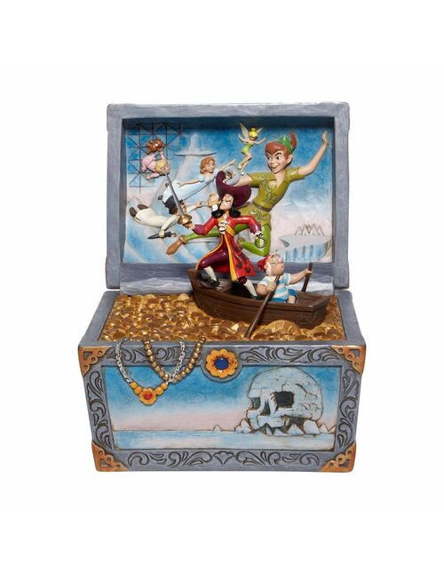 Figura enesco disney peter pan cofre