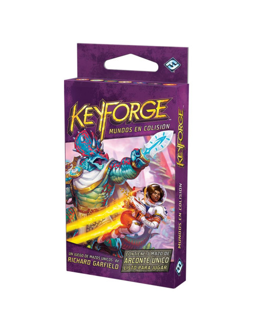Juego mesa keyforge mundos en colision