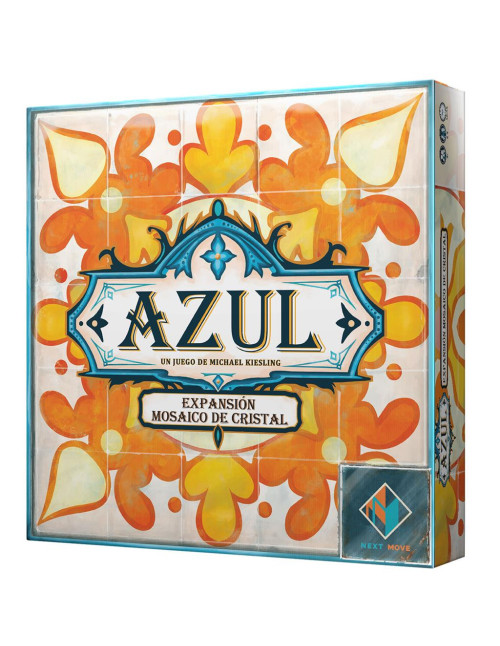 Juego mesa azul mosaico cristal pegi