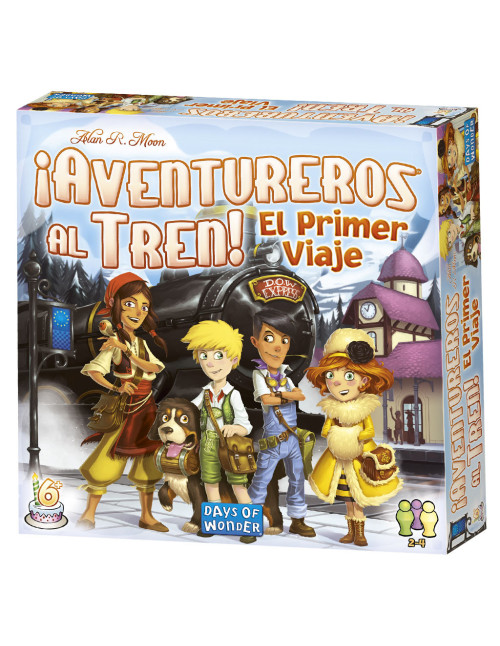 Juego mesa ¡aventureros al tren! el