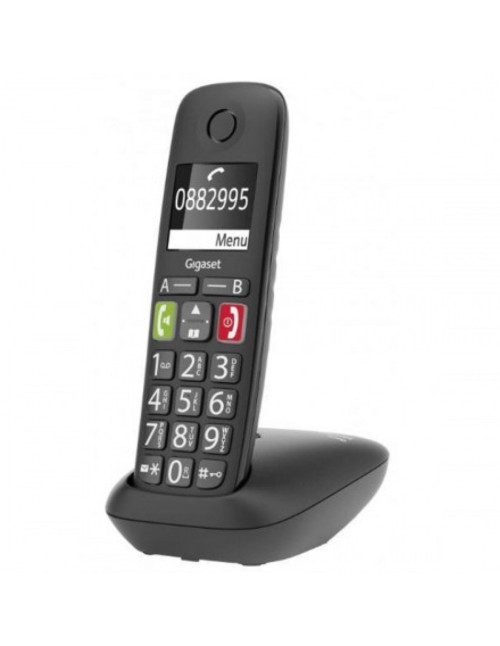 Telefono fijo inalambrico gigaset e290 negro