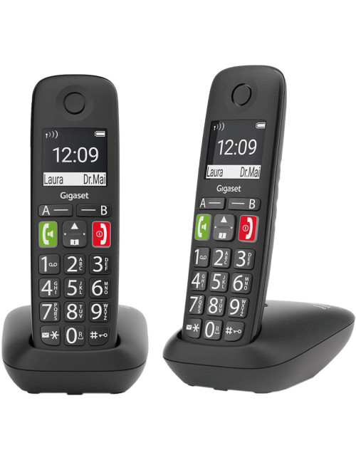 Telefono fijo inalambrico gigaset e290 duo
