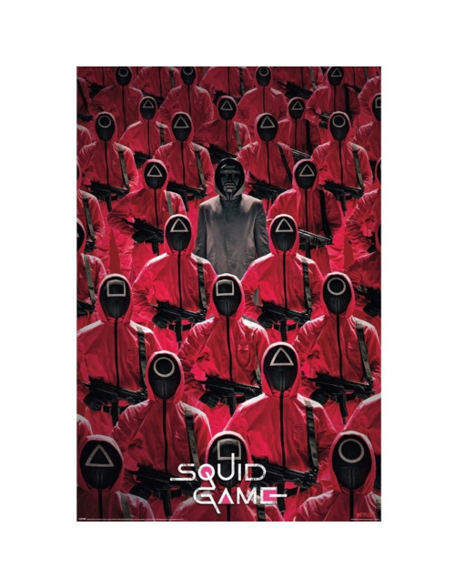 Poster el juego del calamar miembros