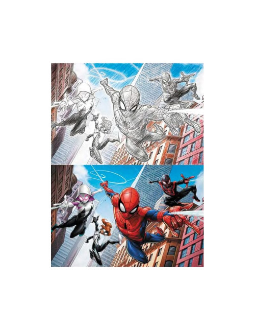 Puzzle rascar prime 3d marvel multi