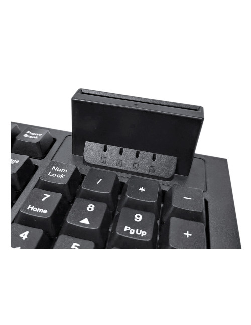Teclado unykach kb918 usb lector dni