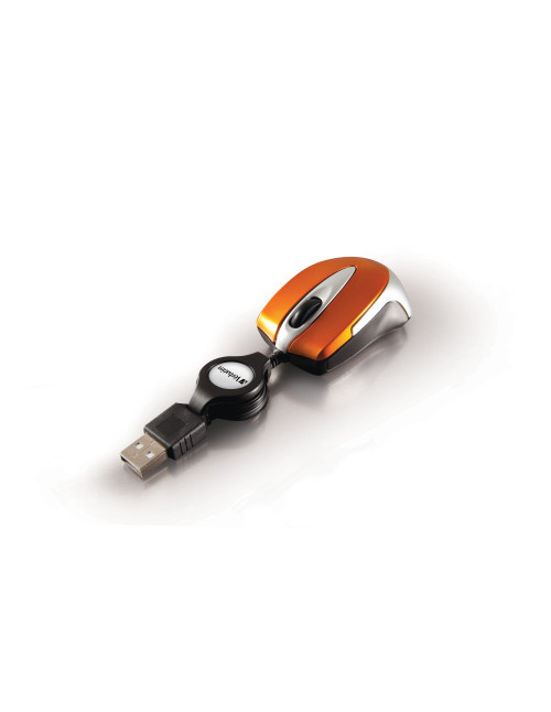 Raton verbatim go mini naranja