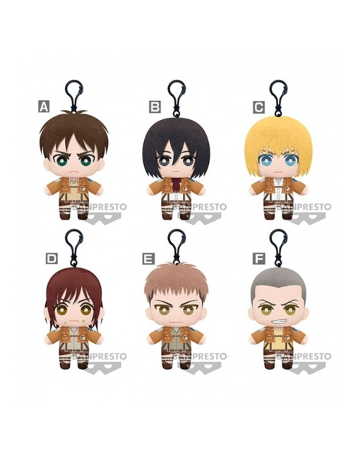 Peluche banpresto attack on titan tomonui