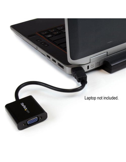 Adaptador hdmi a vga startech 24.5cm