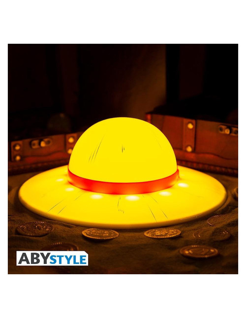 Lampara abystyle one piece sombrero paja