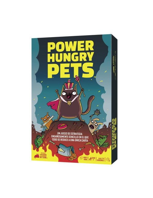 Juego mesa power hungry pets edad