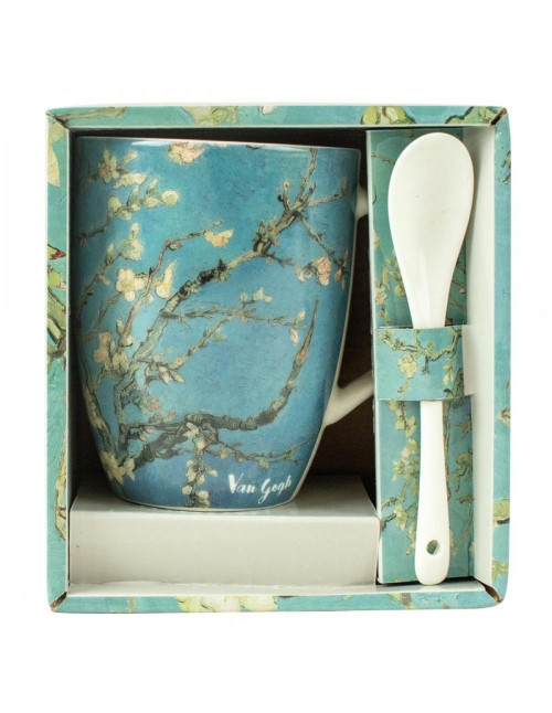 Taza cerámica con cuchara enesco los