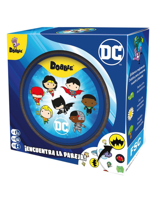 Juego mesa dobble dc universe