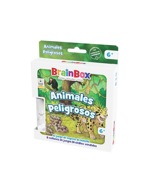 Juego mesa brainbox pocket animales peligrosos