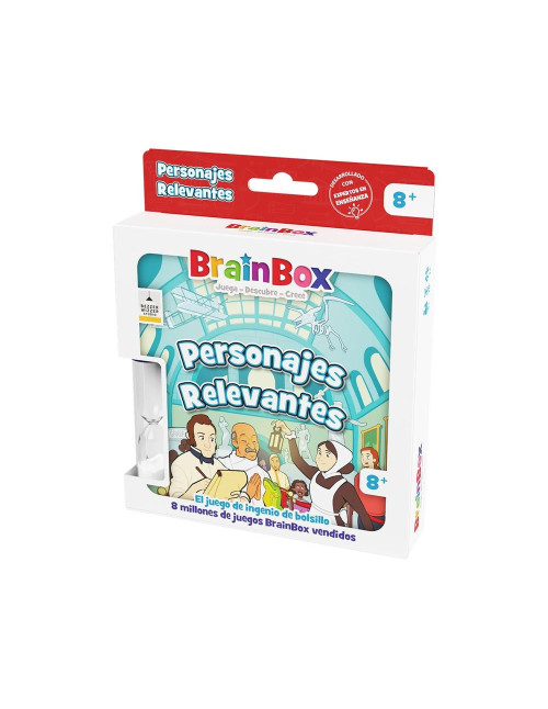 Juego mesa brainbox pocket personajes relevantes