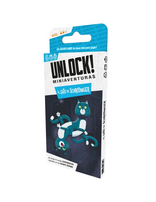Juego mesa unlock! miniaventuras el gato