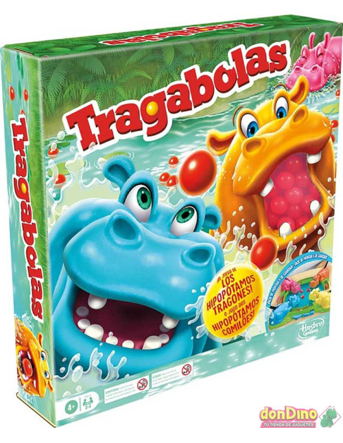 Juego mesa hasbro tragabolas los tipopótamos