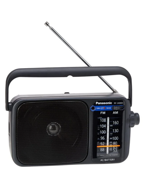 Radio panasonic rf - 2400deg - k altavoz entrada auriculares