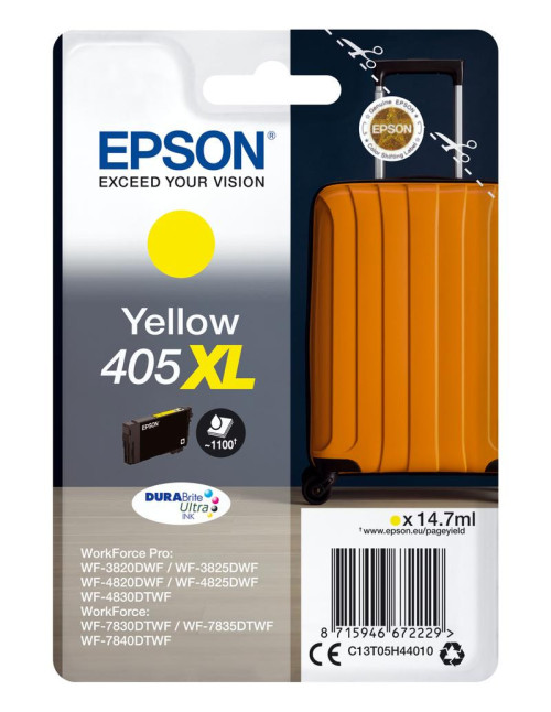 Cartucho epson singlepack yellow 405xl durabrite