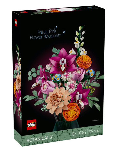 Lego ramo flores fantasía en rosa