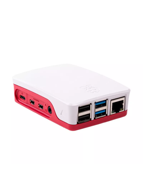 Carcasa raspberry pi 4 roja y