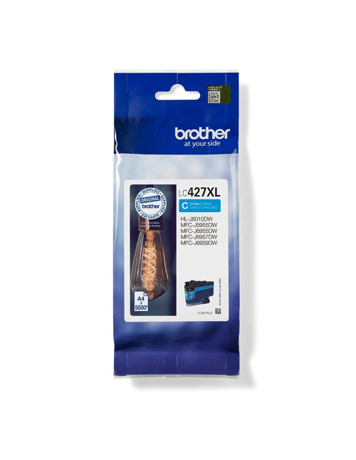 Cartucho tinta brother lc427xlc cian