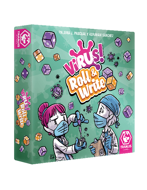 Juego mesa virus! roll & write