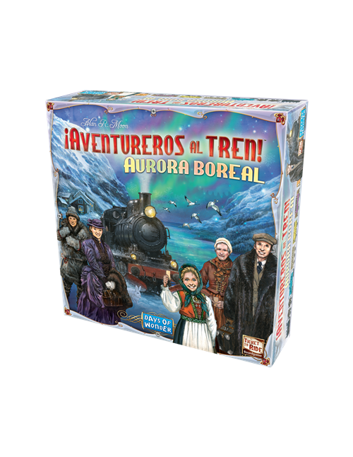 Juego mesa ¡aventureros al tren! aurora