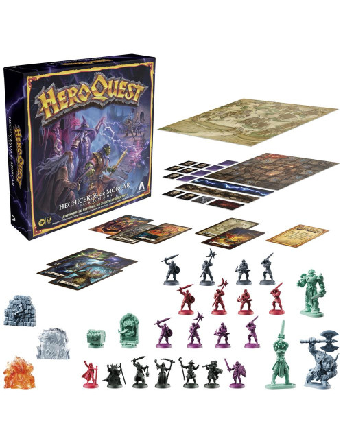 Juego mesa hasbro heroquest hechiceros morcar