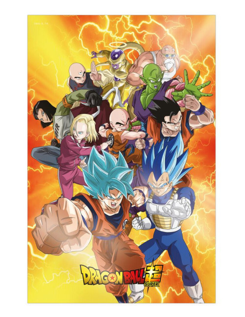 Poster 3d 58x38cm universal survival heroes