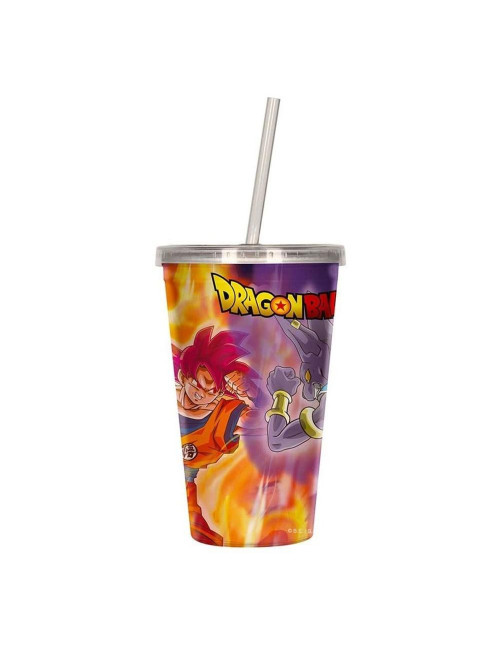 Vaso lenticular 3d dragon ball super