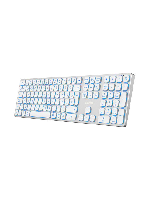 Teclado inalambrico retroiluminado coolbox moonlight key