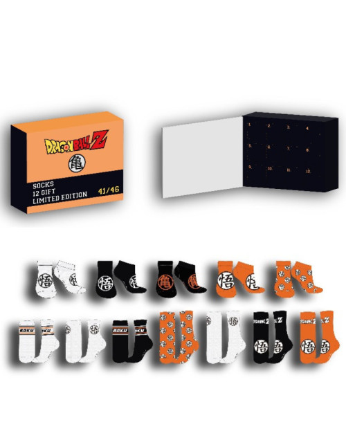 Caja regalo 12 pares calcetines dragon
