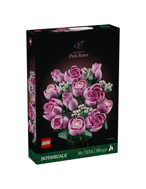 Lego botanicals ramo rosas rosadas