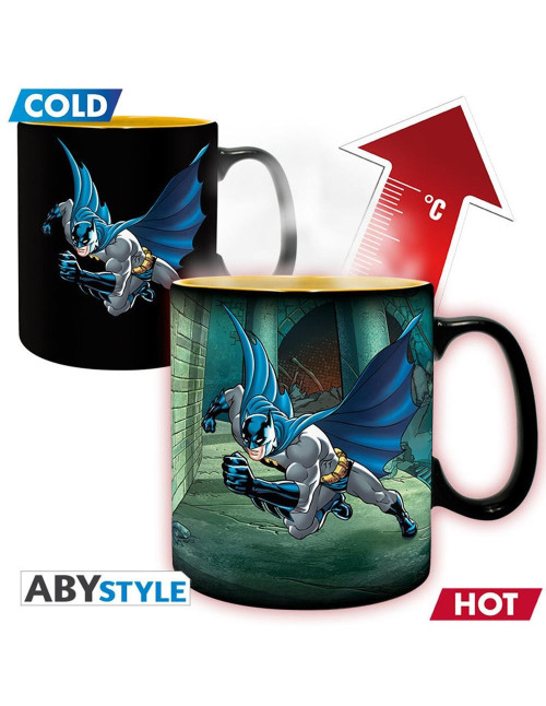 Taza termocolora dc comics batman y