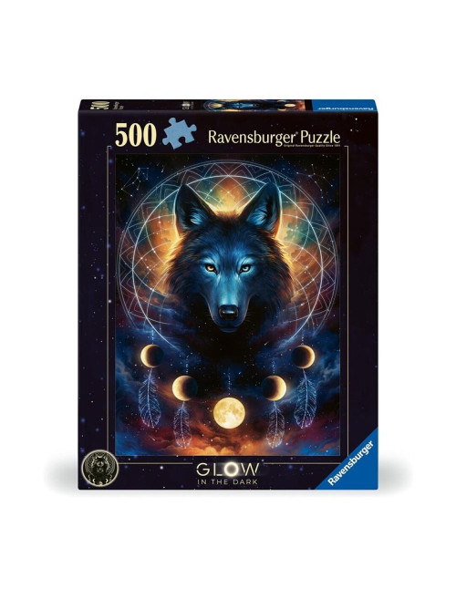 Puzzle lobo brillante 500 piezas