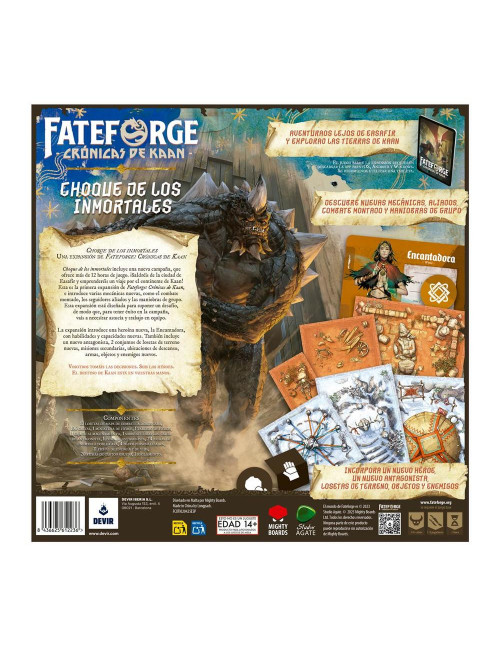 Expansion fateforge: cronicas kaan choque los