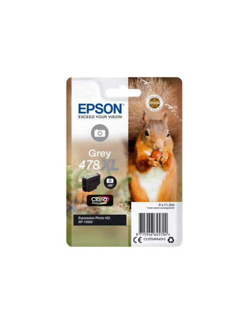 Cartucho tinta epson c13t04f64010 singlepack gris