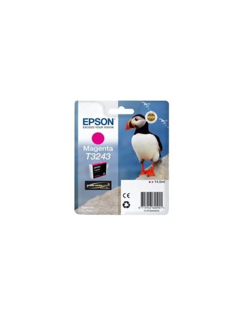 Cartucho tinta epson c13t32434010 magenta ultrachrome