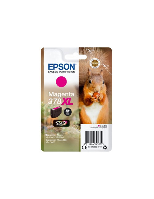 Cartucho tinta epson c13t37934010 singlepack magenta