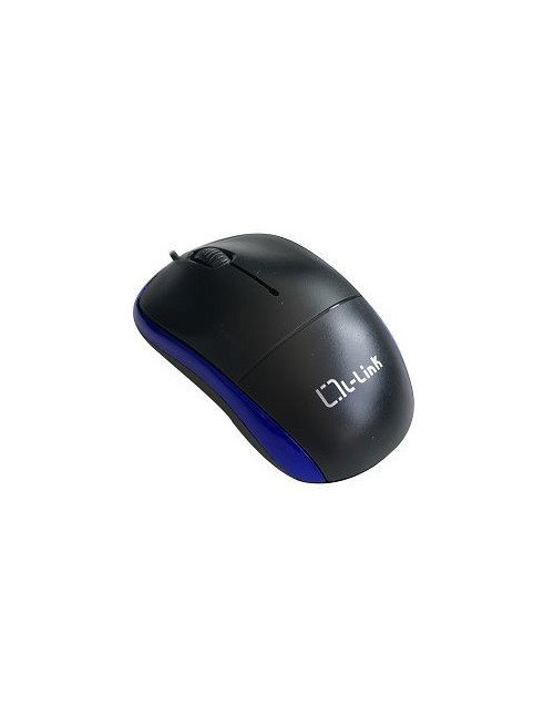 Raton optico usb l - link negro azul